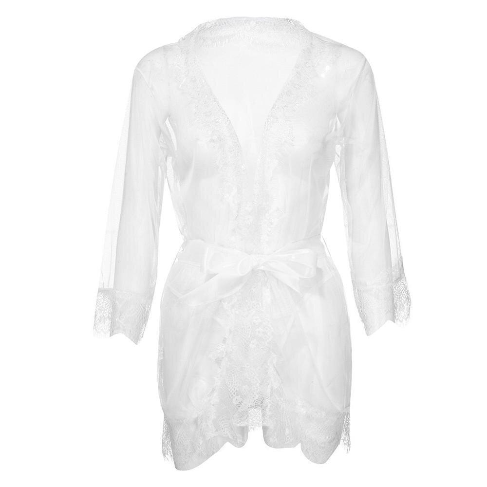 Nuisette Dentelle Grossesse Blanc