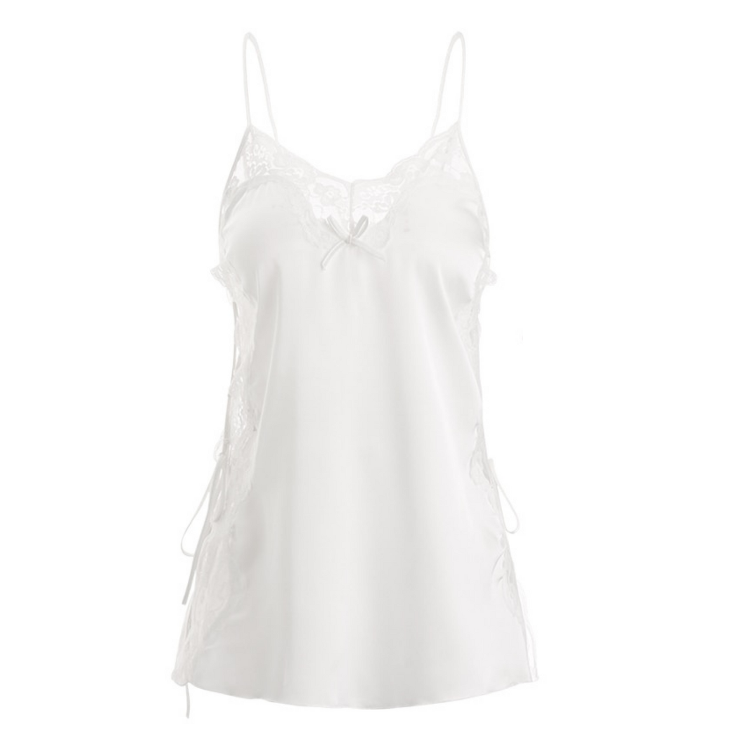 Nuisette Dentelle Ouverte Blanc