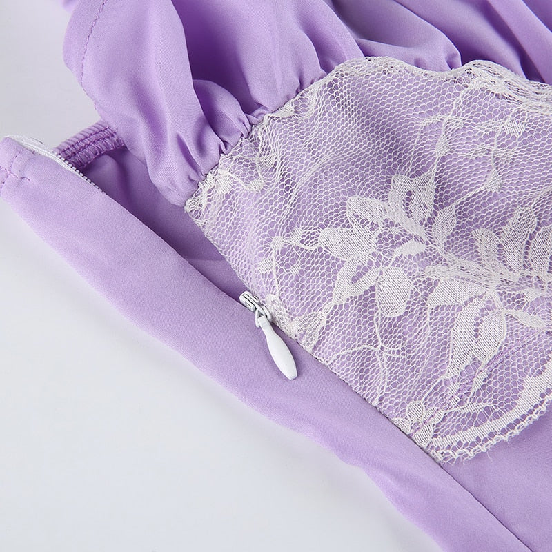 Nuisette Dentelle Violette