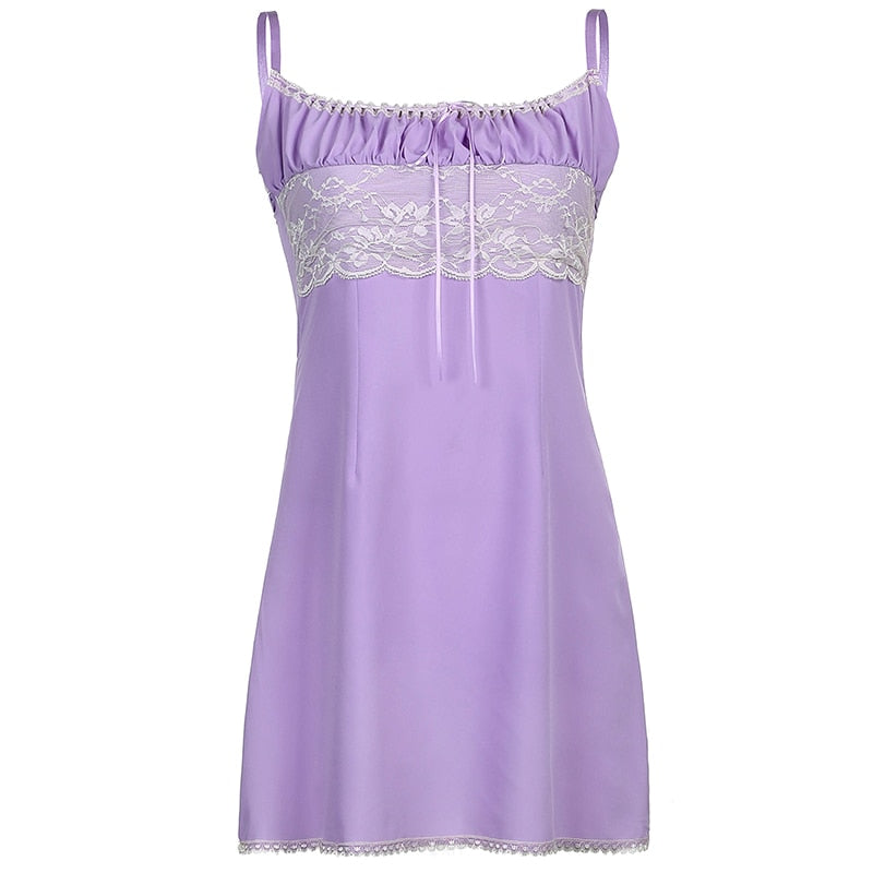 Nuisette Dentelle Violette