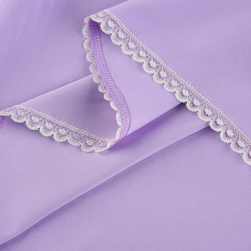 Nuisette Dentelle Violette