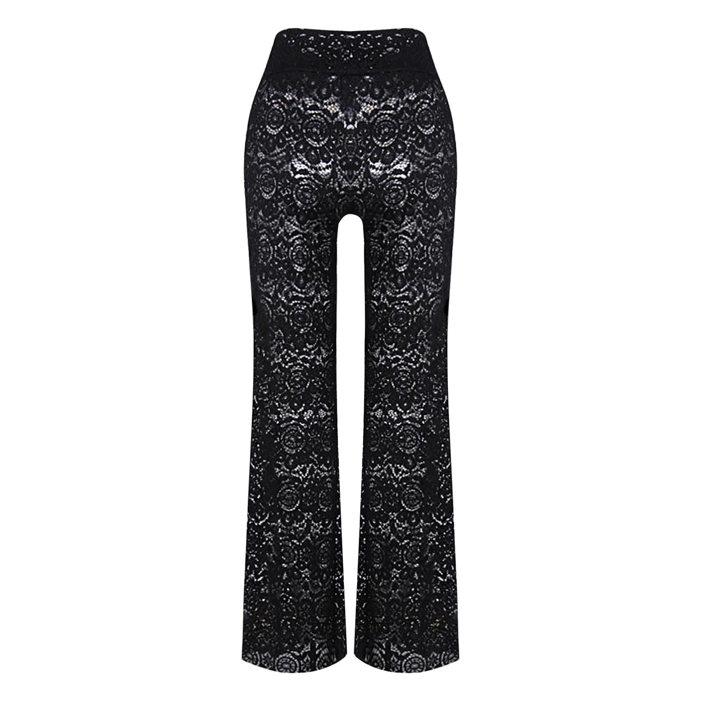 Pantalon Dentelle Femme Noir