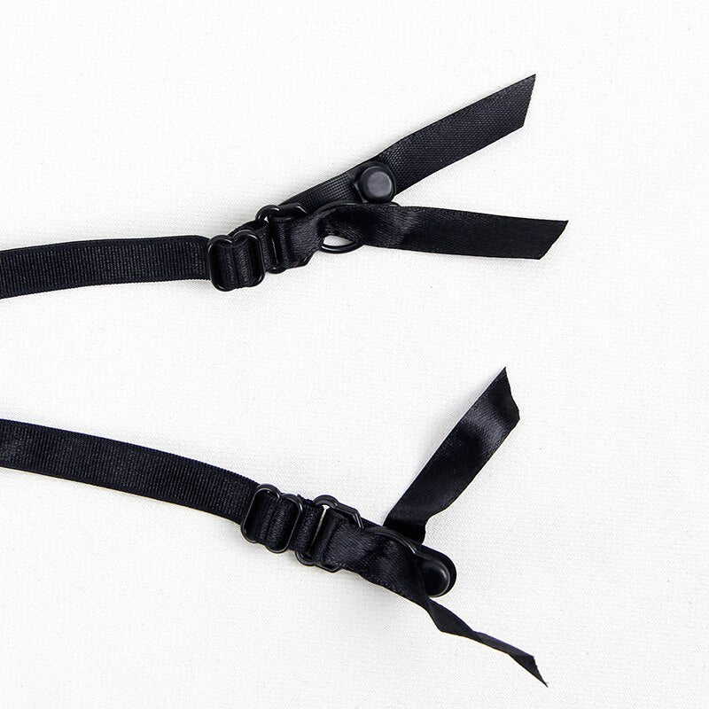 Porte Jarretelle Dentelle Noir