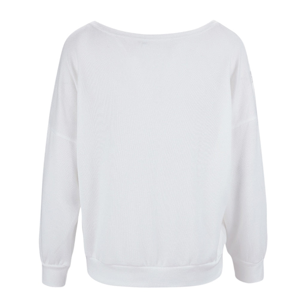 Pull Dentelle Femme Tricot Blanche