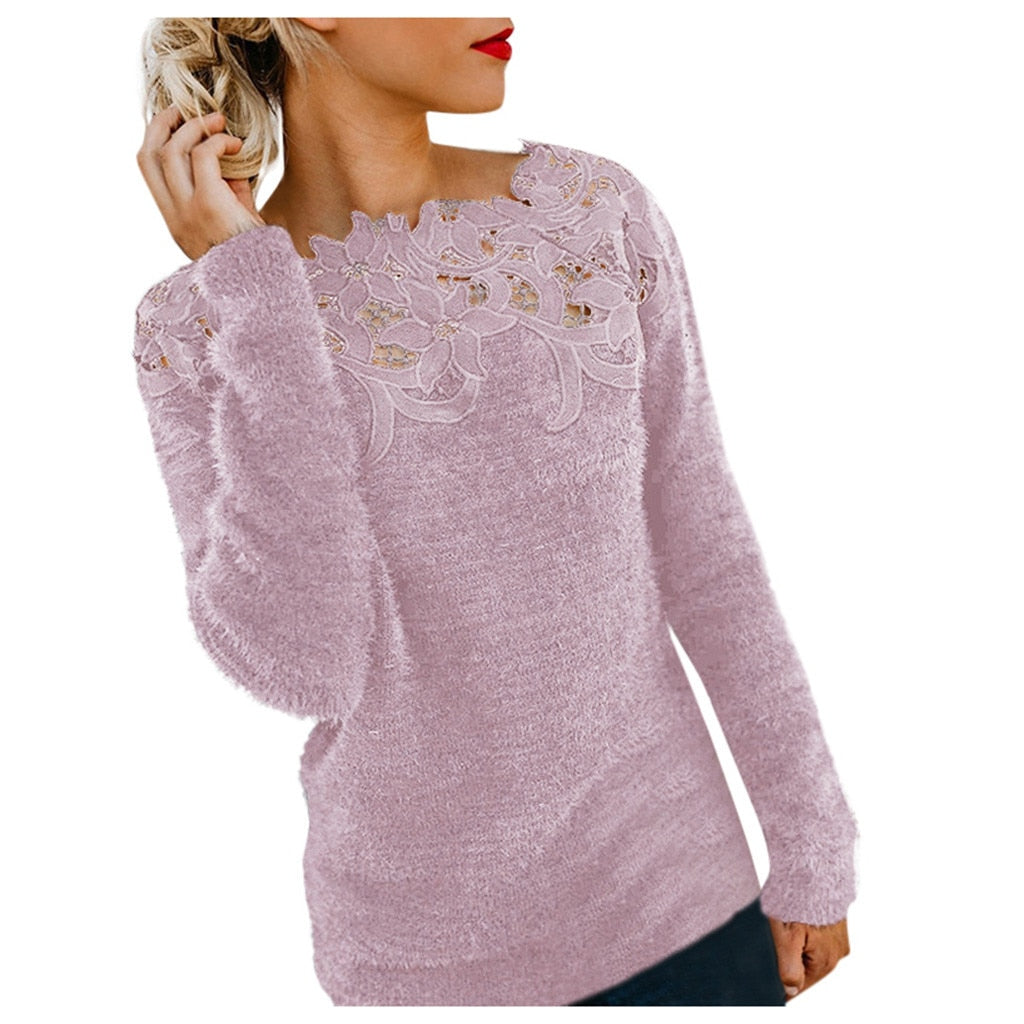 Pull Dentelle Femme