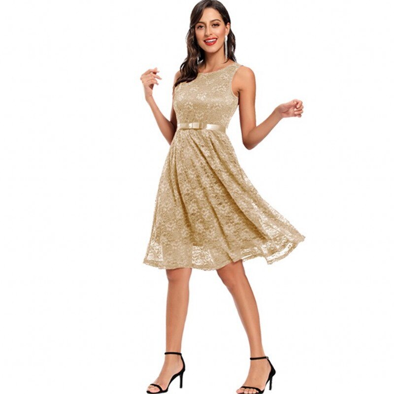 Robe Cocktail Dentelle