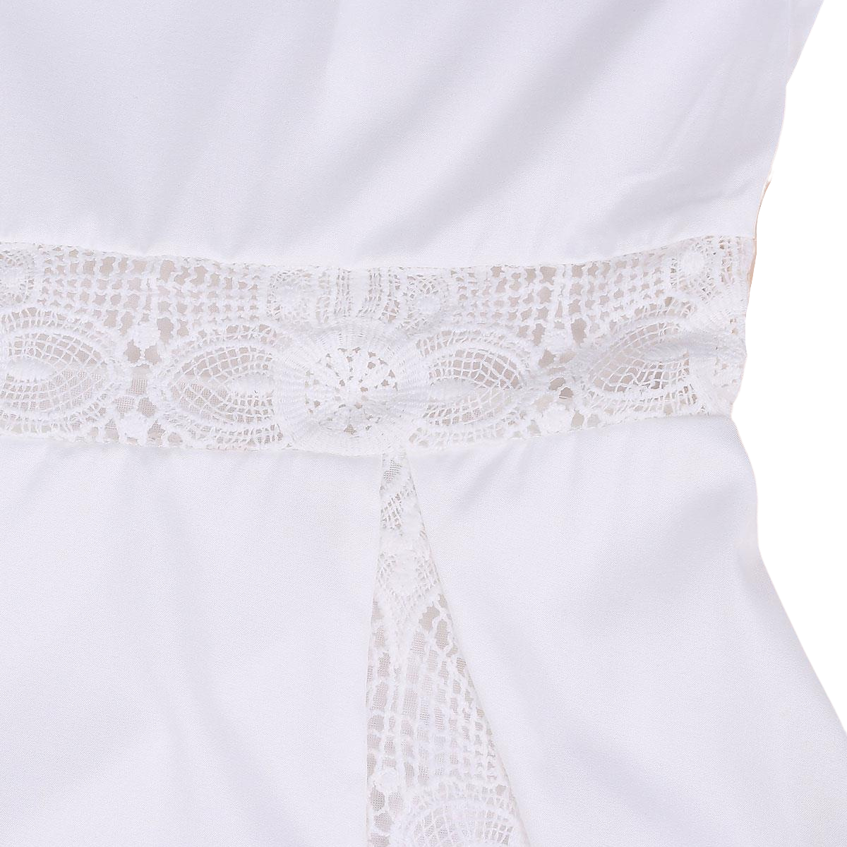 Robe Dentelle Blanche Bohème Courte