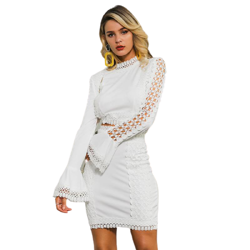 Robe Dentelle Blanche Été Femme