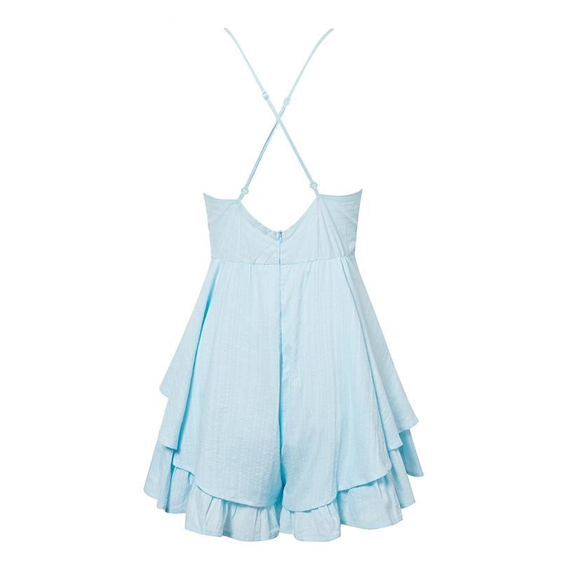 Robe Dentelle Bleue