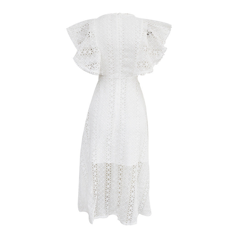 Robe Dentelle Été 2021 Blanche
