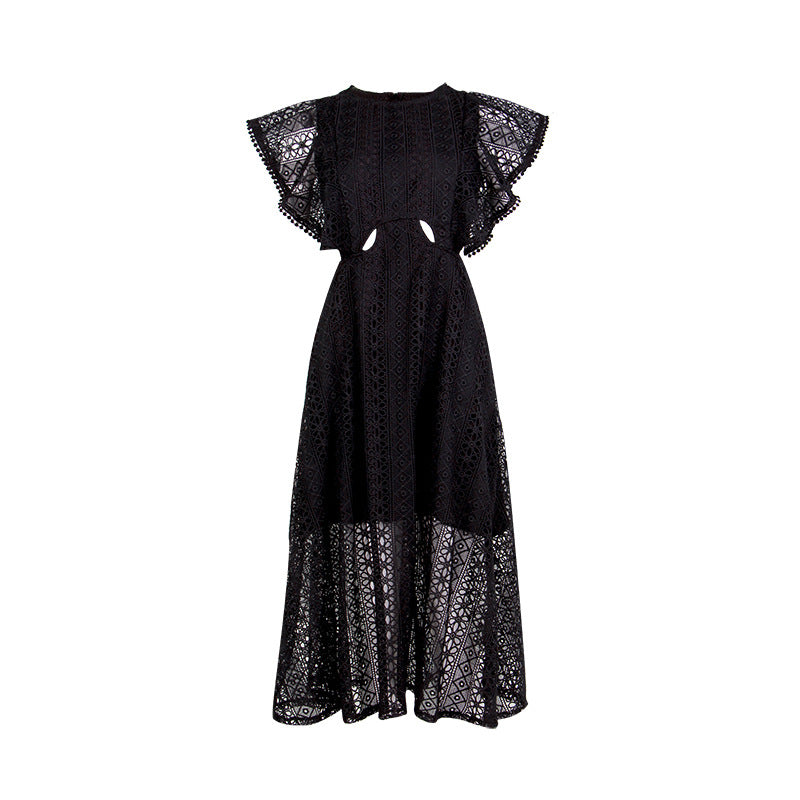 Robe Dentelle Été 2021 Noire