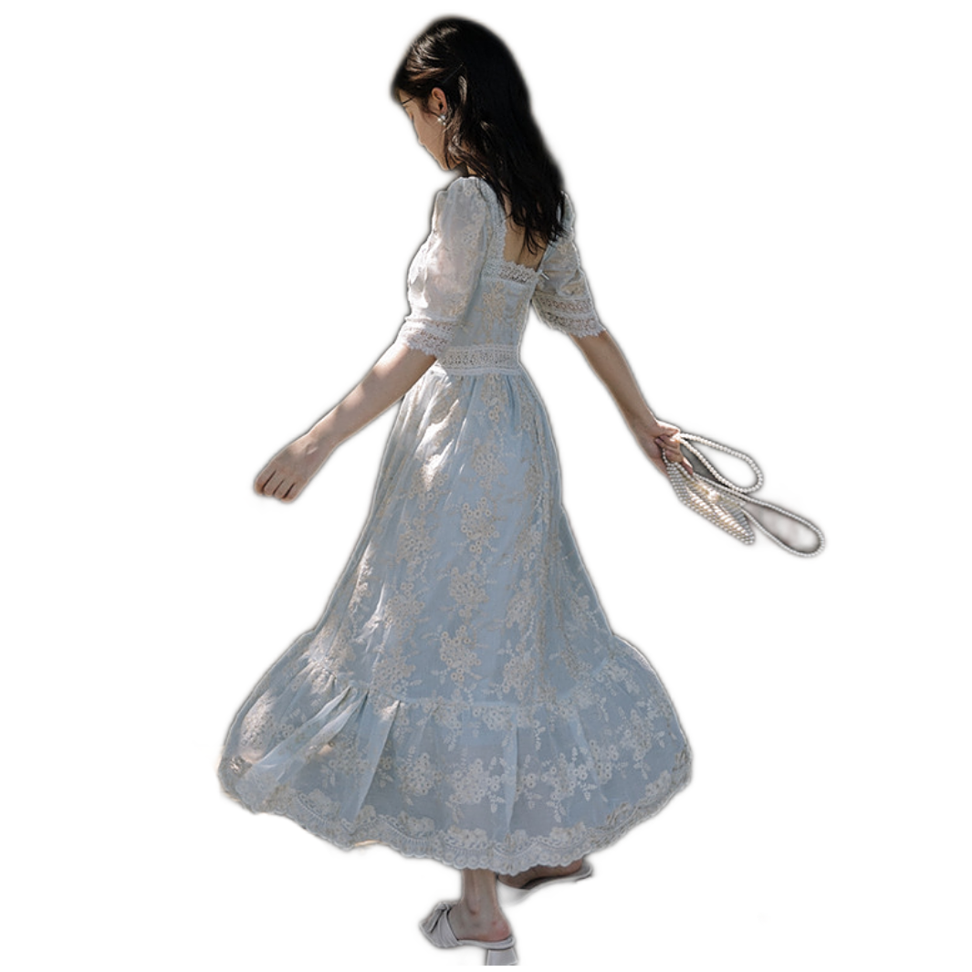 Robe Dentelle Longue Été Femme