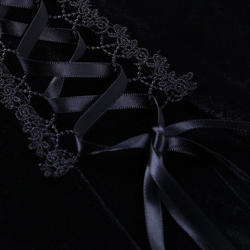 Robe Dentelle Noire Manches Longues