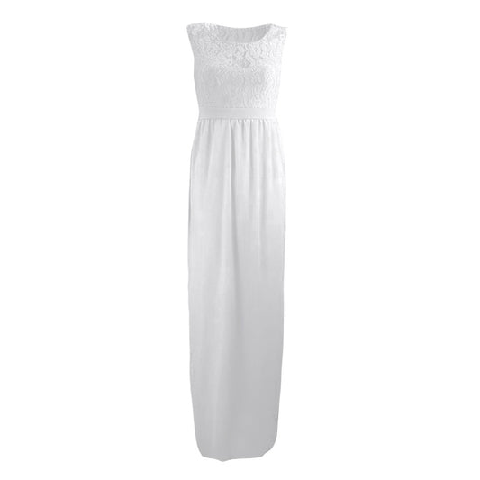 Robe Dentelle pour Femme Enceinte Blanc