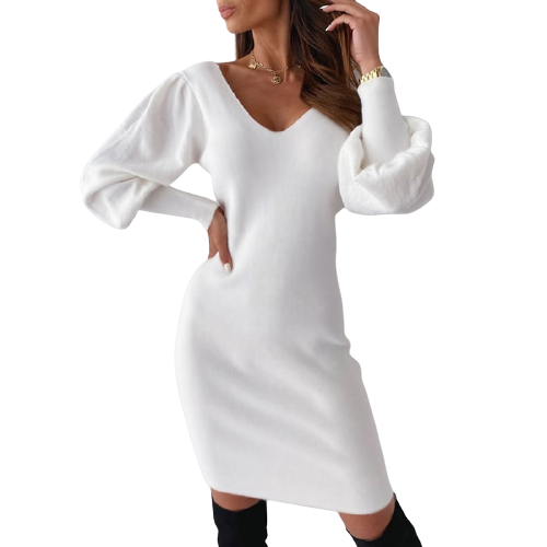 Robe Dos Dentelle Blanche