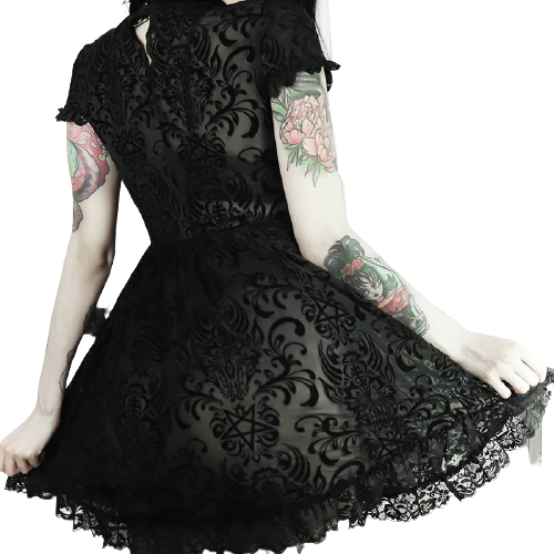 Robe Gothique Dentelle Femme