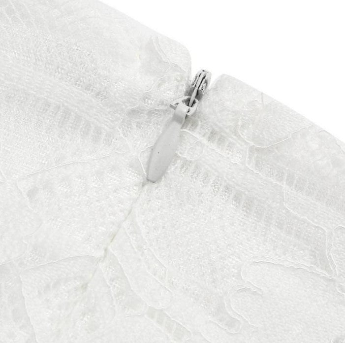 Robe Longue Blanche Dentelle Dos Nu