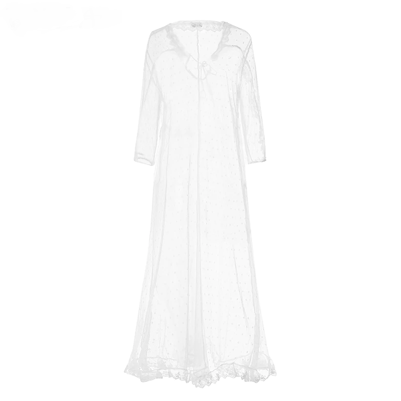 Robe Longue Dentelle Blanche
