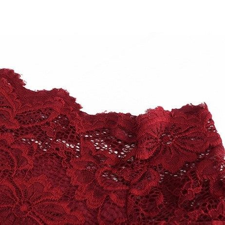 Robe Manches Dentelle
