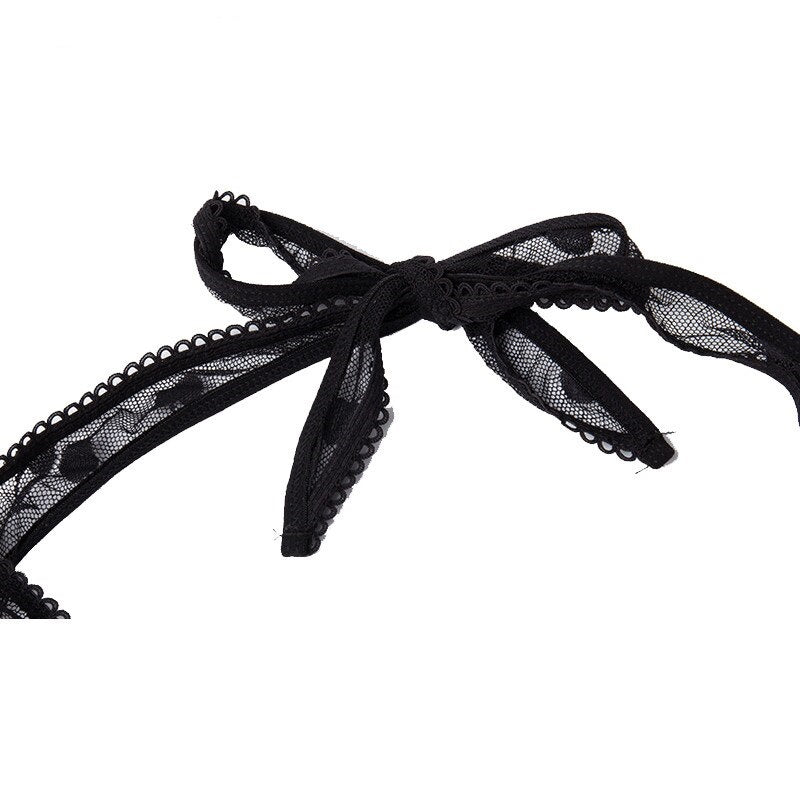 Robe Noir Dentelle Mi-Longue