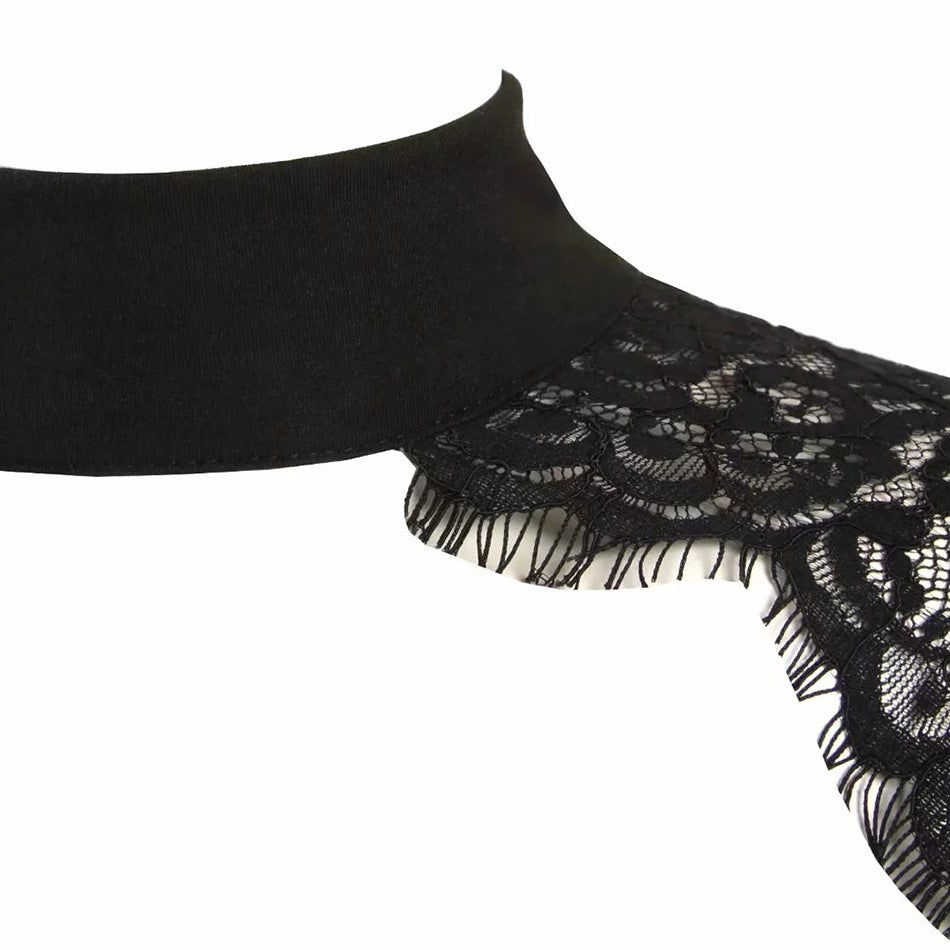 Robe Noire Dentelle Dos