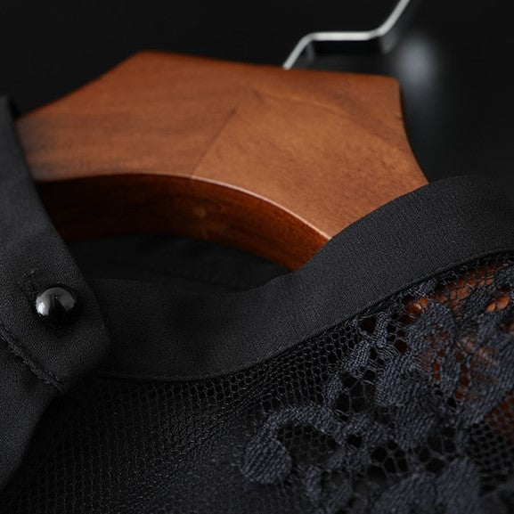 Robe Noire Dentelle Femme