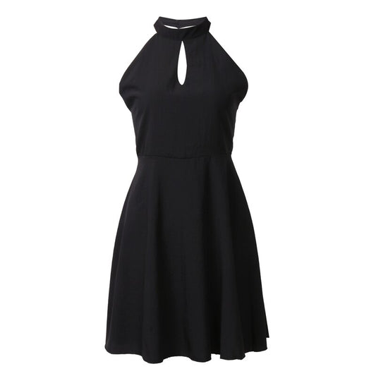 Robe Noire Dos Dentelle