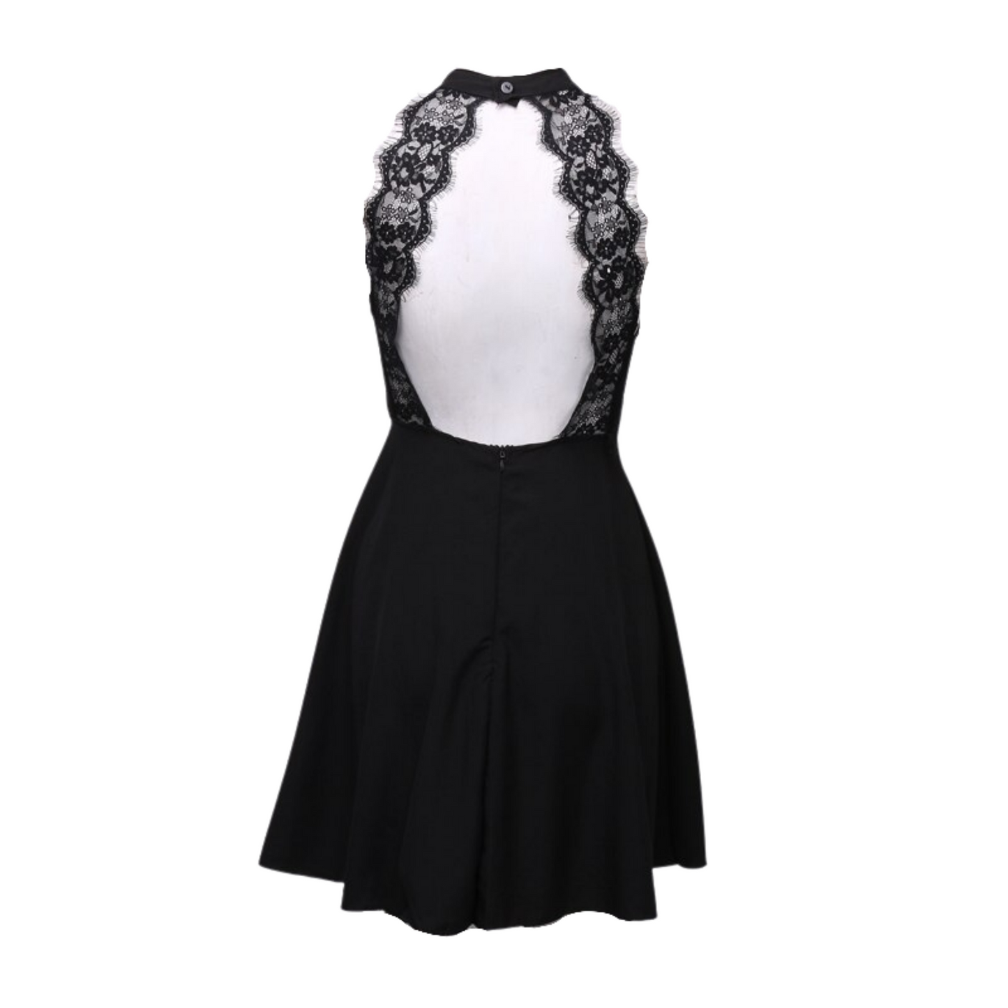 Robe Noire Dos Dentelle Nu