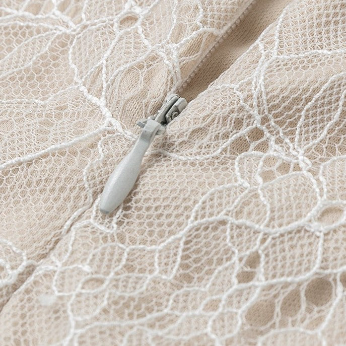 Robe Nuisette Dentelle Blanche