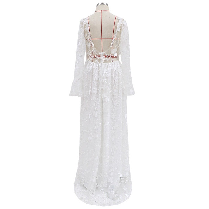 Robe de Mariée Dos Dentelé