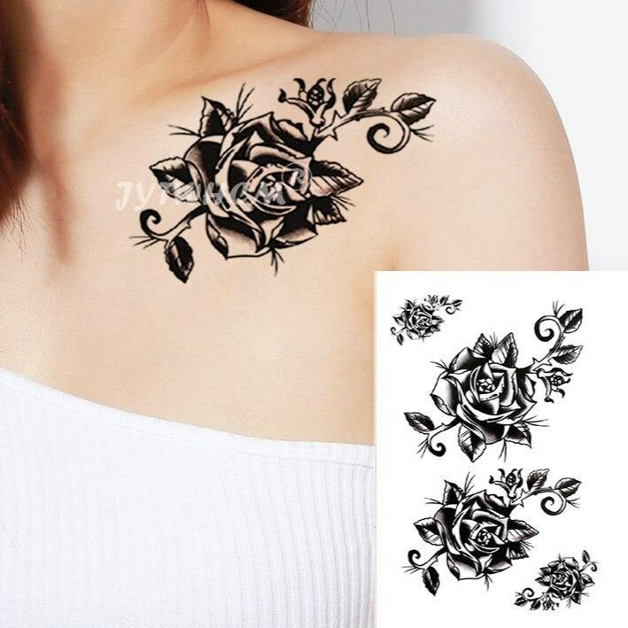 Tatouage Dentelle Fleur de Lotus Femme