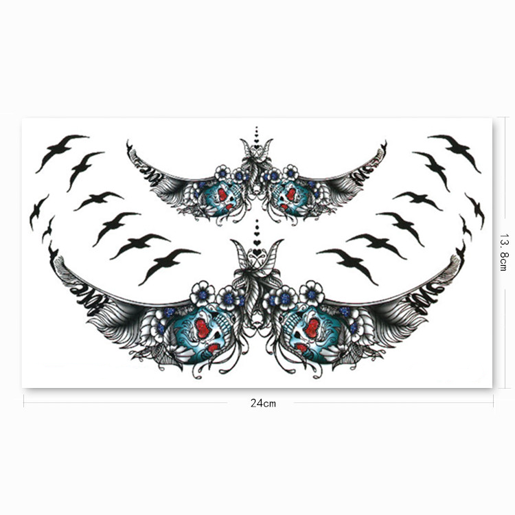 Tatouage Aile d'Ange Dentelle