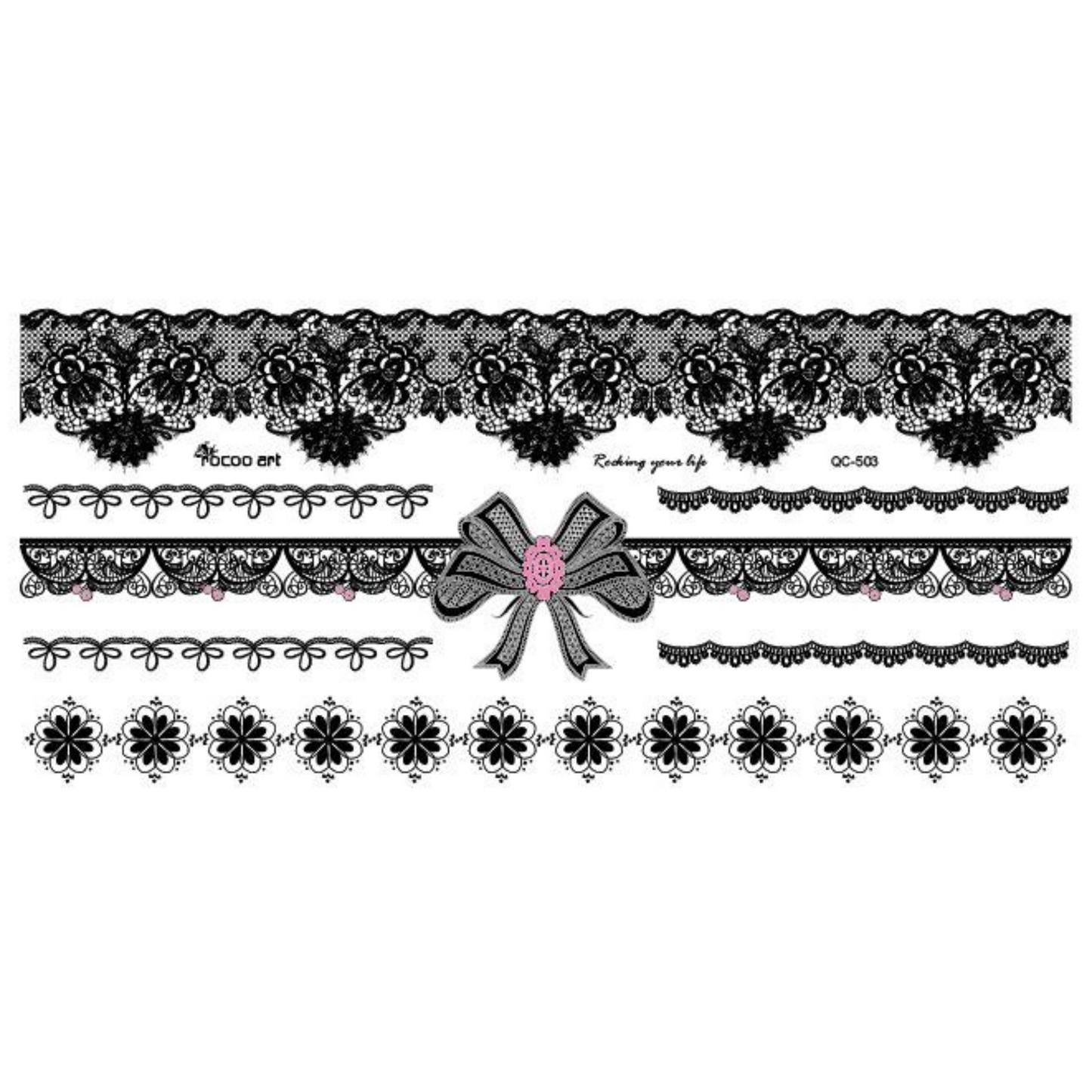 Tatouage Jarretière Dentelle