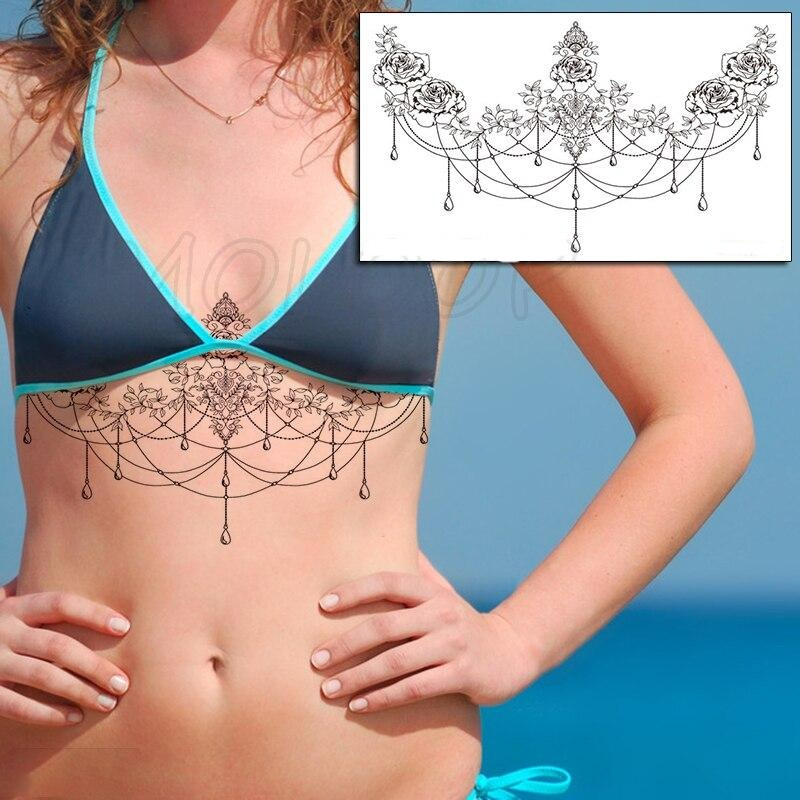 Tattoo Perle Dentelle Femme