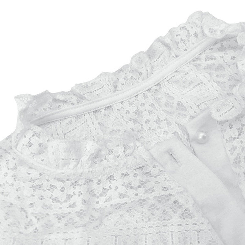 Top Dentelle Blanche