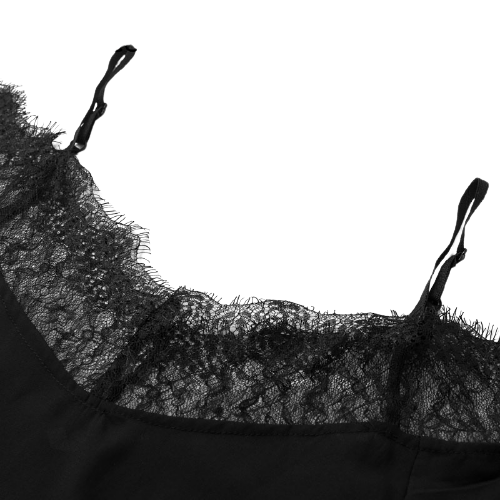 Top Noir Dentelle
