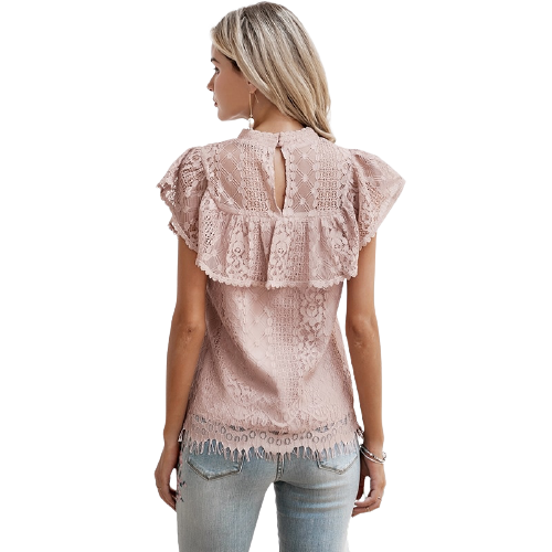 Top Sans Manche Dentelle Dos