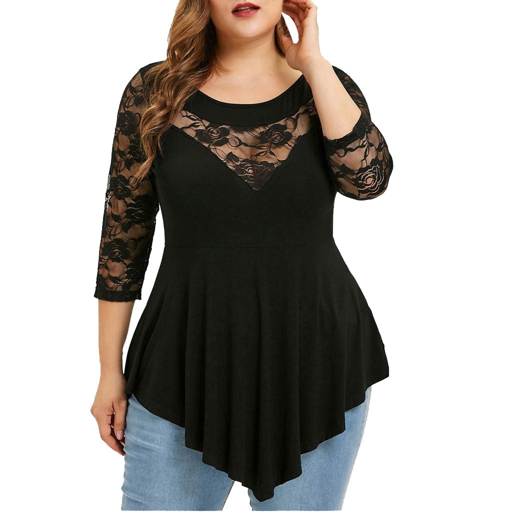 Tunique Dentelle Grande Taille