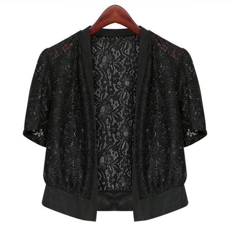 Veste Dentelle Noir