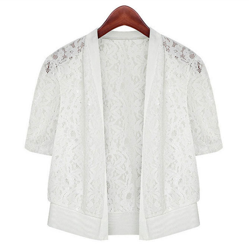 Veste Dentelle Blanc