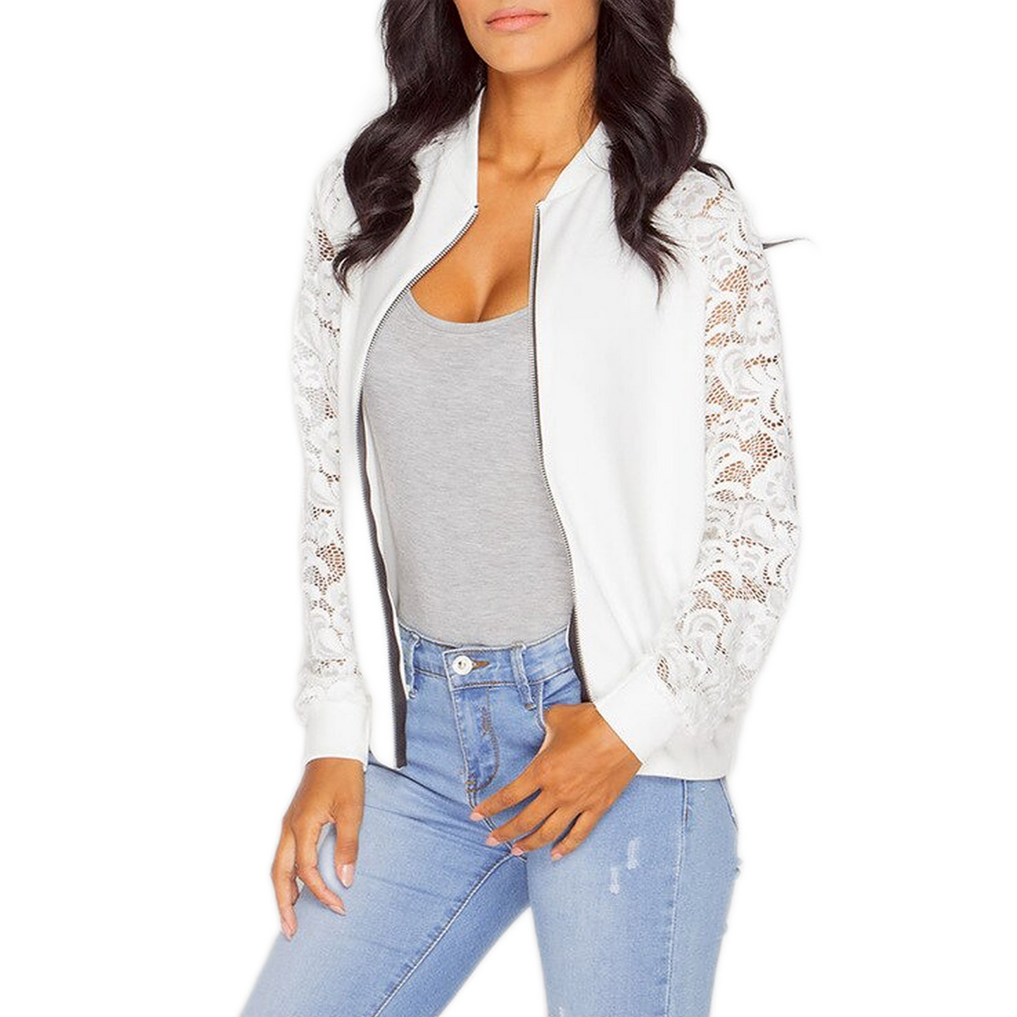 Veste Manche Dentelle