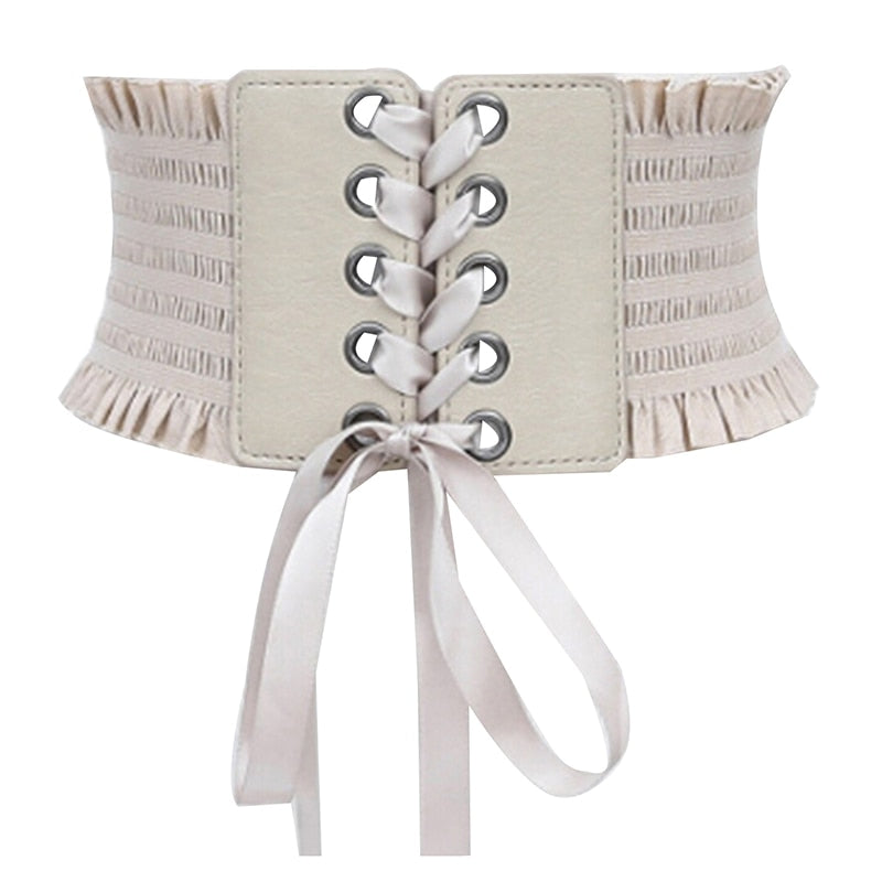 Ceinture Dentelle Blanc