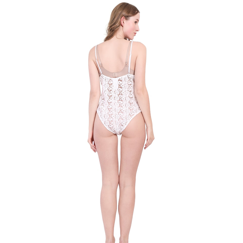 Body Dentelle Blanc pour Femme
