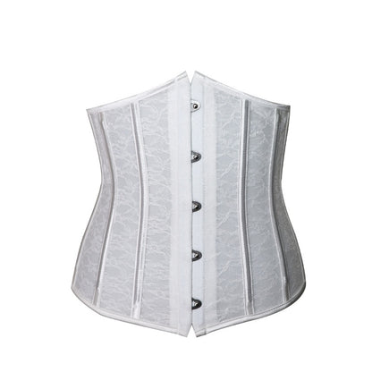 Corset Court Dentelle Blanc