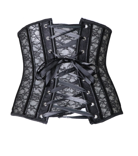 Corset Courte Dentelle Noire