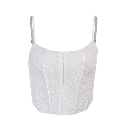 Corset Dentelle Blanc