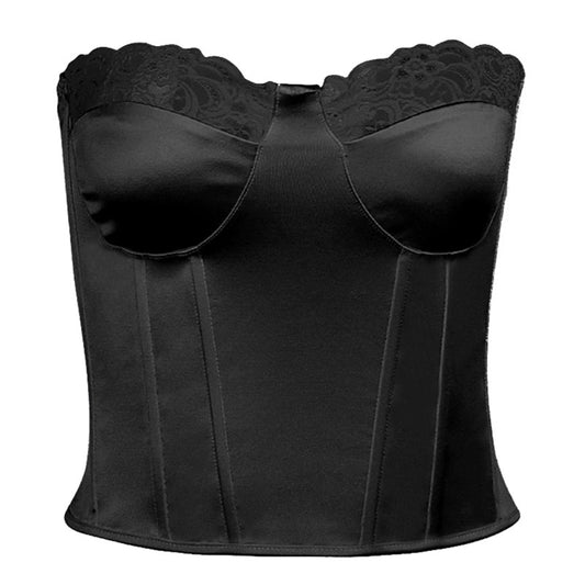 Corset Dentelle Bustier Noir