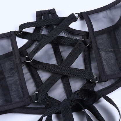 Corset Dentelle Transparent