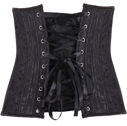 Corset Lacet Dentelle Noire