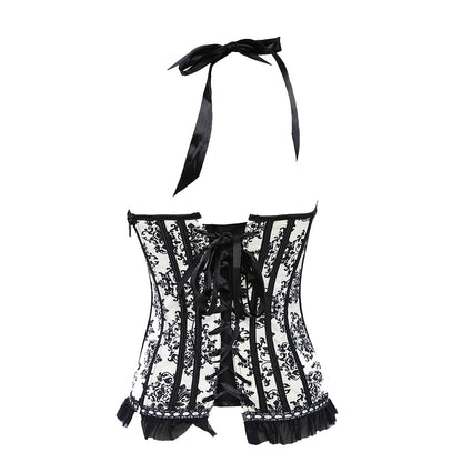 Corset Top Dentelle Noire